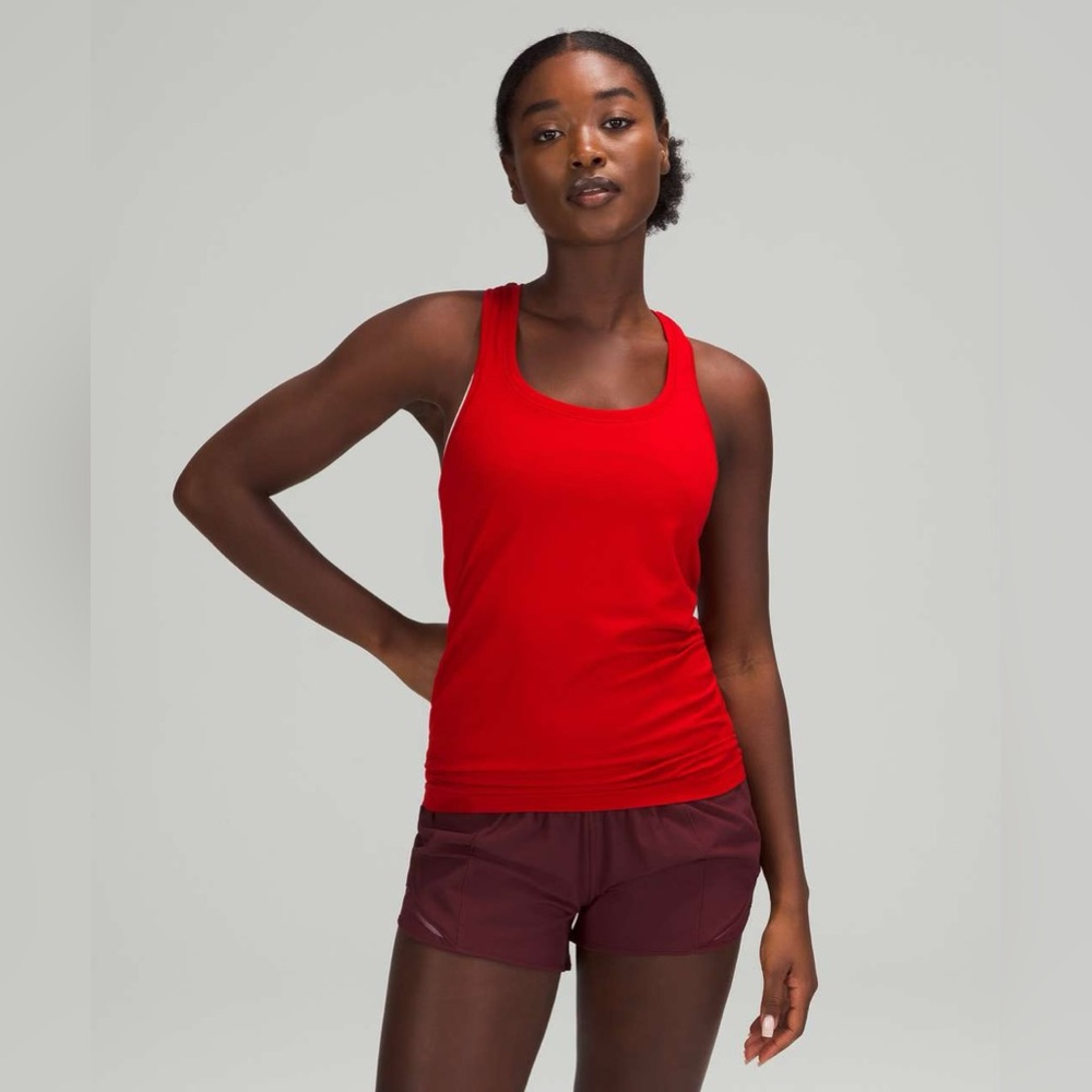 Lululemon Swiftly Tech Tank Top - Race Length - Dark Red